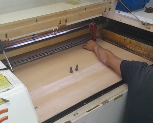 El Prado en vol corte laser